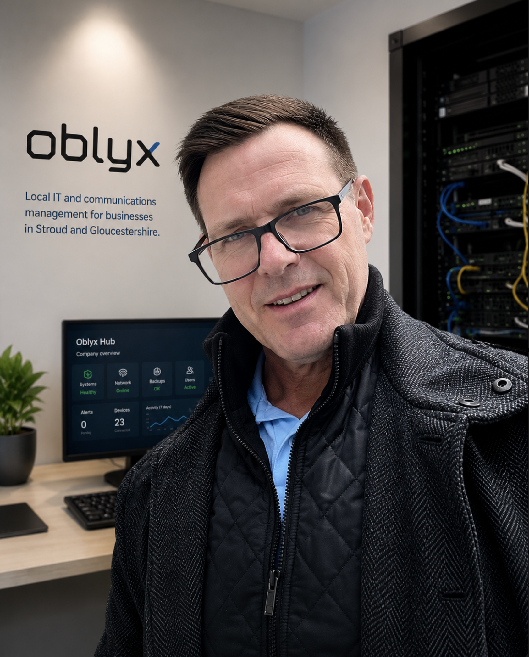 David Thomson, founder of Oblyx